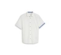 TOM TAILOR Chemisette Homme cotton linen shirt - Ajustement Régulier S - 3XL