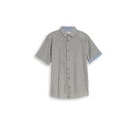 TOM TAILOR Chemisette Homme cotton linen shirt - Ajustement Régulier S - 3XL