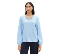 Tom Tailor Chemisier Opal bleu clair à rayures verticales, manches longues - XS Femme