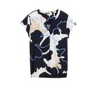 TOM TAILOR Chemisier beige / marine / bleu clair / blanc, Taille XS-S