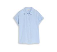 TOM TAILOR Chemisier bleu ciel / blanc, Taille XL
