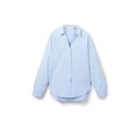 TOM TAILOR Chemisier bleu clair / blanc, Taille S