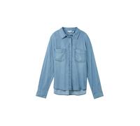 Tom Tailor 1041221 Denim Look Blouse Bleu 36 Femme
