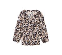 TOM TAILOR Chemisier bleu marine / orange pastel / blanc, Taille XS