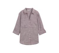 Tom Tailor With Slub Structure 1035247 Blouse Gris 42 Femme