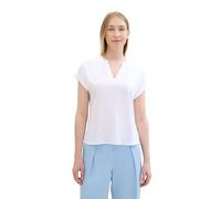 TOM TAILOR Chemisier d'été Basique pour Femme, 10315 - Whisper White, 34