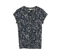 TOM TAILOR 1045238 Blouse, 37369-Structure Multicolore à Pois Bleu Marine, 40 Femmes