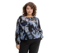 TOM TAILOR Chemisier Plussize pour Femme, 36558 - Design Aquarelle Artistique, 48