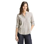 TOM TAILOR Chemisier pour Femme 1035247, 32208-gris Taupe Doux, Taille 10