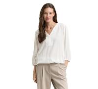 TOM TAILOR Chemisier pour Femme 1047574 10315 Whisper White, Taille 16, 10315 Whisper White, 44