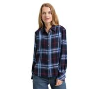 TOM TAILOR 1051661 Blouse, 40421-Bleu Marine Big Check, 46 Femmes