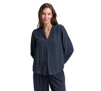 TOM TAILOR Chemisier pour Femme, 39036 - Small Blue Wave Print, 38