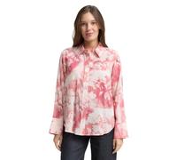 TOM TAILOR Chemisier pour Femme, 39047 - Design Floral Rouge brossé, 44