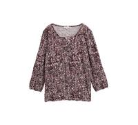 TOM TAILOR Chemisier rose / lie de vin / blanc, Taille S