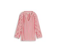 TOM TAILOR Chemisier rouge / blanc, Taille L