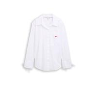 TOM TAILOR Chemisier rouge / blanc, Taille M