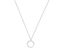 TOM TAILOR - Collier pour Femme en Argent 925 - avec Zircone - Pendentif en Forme de Cercle - TT-N0063