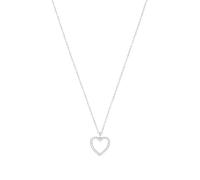 TOM TAILOR - Collier pour Femme en Argent 925 - avec Zircone - Pendentif en Forme de Cœur - TT-N0058