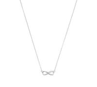 TOM TAILOR - Collier pour Femme en Argent 925 - avec Zircone - Pendentif en Forme d'Infini - TT-N0009
