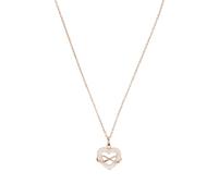 TOM TAILOR - Collier pour Femme en Argent 925 - Plaqué Or rose/Doré - avec Zircone - Pendentif en Forme de Cœur et Infini - TT-N0061