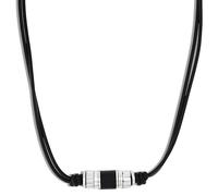 TOM TAILOR - Collier pour Homme en Acier inoxydable - Argenté - Pendentif en Forme d'Éléments Métalliques - TT-N0047