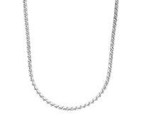 TOM TAILOR - Collier pour Homme en Acier inoxydable - Argenté - TT-N0032