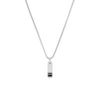 TOM TAILOR - Collier pour Homme en Acier inoxydable - Gun - Pendentif en Forme de Barre Brossée - TT-N0039