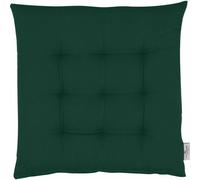 TOM TAILOR coussin d'assise avec 9 points de piqûre DOVE vert bouteille 40 x 40 cm