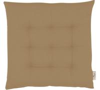 TOM TAILOR Coussin d'assise avec piqûre à 9 points DOVE Beige 40 x 40 cm