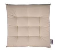 TOM TAILOR Coussin d'assise avec piqûre à 9 points DOVE Crème 40 x 40 cm