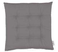 TOM TAILOR Coussin d'assise avec piqûre à 9 points DOVE Gris 40 x 40 cm