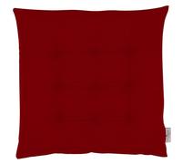 TOM TAILOR coussin d'assise avec piqûre à 9 points DOVE rouge 40 x 40 cm