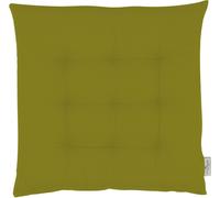 TOM TAILOR Coussin d'assise avec piqûre à 9 points DOVE vert foin 40 x 40 cm