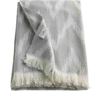 TOM TAILOR couverture d'été ZIGZAG gris clair 140 x 180 cm