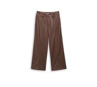 TOM TAILOR Culotte aspect cuir marron | 34/L28