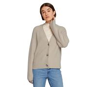 TOM TAILOR Denim 1030000 Cardigan Basique Femme ,10336 - Light Cashew Beige ,M