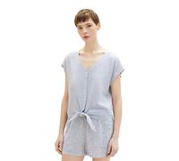 TOM TAILOR Denim 1032240 Blouse, 31715-White Blue Vertical Stripe, M Femme