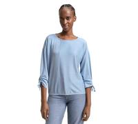 TOM TAILOR Denim 1035680 T-shirt Femme ,31347 - Small Mid Blue White Stripe ,L