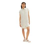 TOM TAILOR Denim 1035690 Robe Femme ,31111 - Multicolor Vertical Stripe ,M