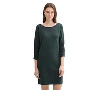 TOM TAILOR Denim 1038844 Mini Robe avec Manches froncées Fixes, 10362-Vert foncé, M Femme
