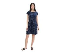 TOM TAILOR Denim 1040671 Robe, 34682-navy Blue Heart Print, XL Femme