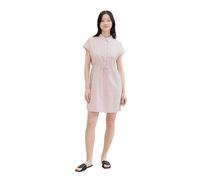 TOM TAILOR Denim 1040925 Robe, 34879-Bandes Verticales Bleu Rouge Blanc, XL Femme