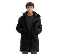 TOM TAILOR Denim 1041349 Parka, 29999-Black, S Hommes