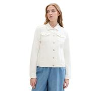 TOM TAILOR Denim 1042096 Veste Basique en Jean, 22569-Denim Naturel Bull Non Blanchi, L Femmes