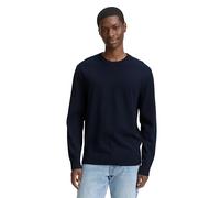 Tom Tailor Basic Crewneck Knit Sweater Bleu XL Homme