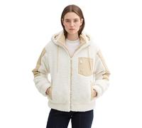 TOM TAILOR Denim 1042881 Jacket, 36088-Beige crème Clair, L Femmes
