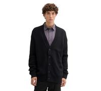 TOM TAILOR Denim 1044429 Cardigan, 29999-Noir, M Homme