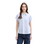 TOM TAILOR Denim 1045764 Blouse, 37254-Rayures Verticales Blanches et Bleues, S Femmes