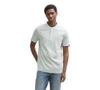 TOM TAILOR Denim 1046283 Polo, 38111-Fresh Green White Two Tone, L Hommes
