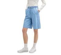 TOM TAILOR Denim 1046701 Bermuda en Jean, 10117-Used Bleached Blue Denim, M Femme